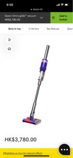 New - Dyson Omni Glide Vacuum