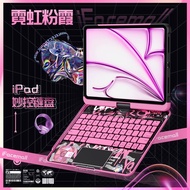 Ifacemall 2024ใหม่คีย์บอร์ดควบคุม iPad Mi เหมาะสำหรับ Apple Pro 11เคสป้องกันนิ้ว6เคสปิดเสียงและที่คล