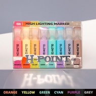 Macaron Pastel highlighter pen set - Tilted brush head, vivid colors, quick drying, suitable for not