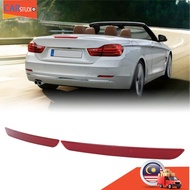 Rear Bumper Face Bar Reflector  63147847233 1 Pair Red Lens for 4 Series F32 F33 F36 M Sport