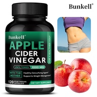 Bunkell Apple Cider Vinegar Capsule (120 Capsules)Support Water Balance, Alleviates Indigestion, Wei