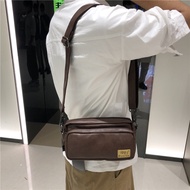 Threebox Korean-Style Casual Crossbody Small Bag Korean-Japanese Trendy Brand Mens Vintage Single-Sh