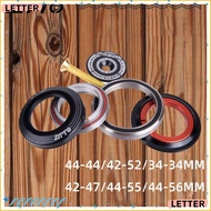 LETTER Bicycle Headset, 3434S 4444S Straight Tapered Fork, Durable 4252ST Headset Accessories Sealed