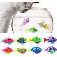 Robot Fish for Cats, Interactive Robot Swimming Fish Toys for Cat, Interactive Fish Cat Toys, Activa