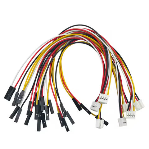 5Pcs HY2.0 to Dupont line electronic wire-2P/3P/4P/5P/6 Pin To 2.54mm Dupont Male/Female Wire Connec