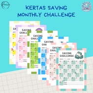 Printyran Paper Binder Saving Monthly Challenge Size B5