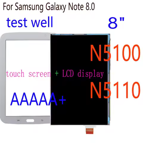 AAAA+ Test For Samsung Galaxy Note 8.0 N5100 N5110 GT-N5100 GT-N5110 LCD Display Touch Screen Digiti