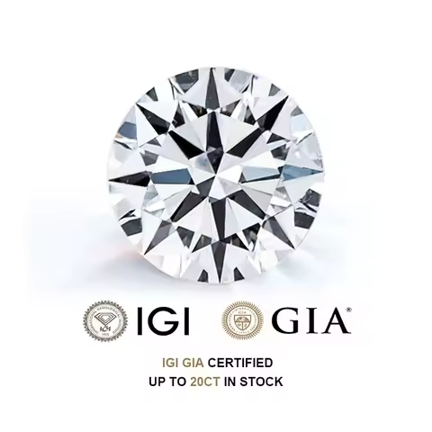 Messi Jewelry With IGI GIA Certificate Lab Grown Diamonds 0.3ct 0.5ct 0.8ct 1ct 1.5ct 2ct 3ct CVD HP