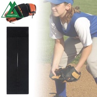 FORBETTER Baseball Glove Strap, Practical Design Maintenance Baseball Glove Wrap Band, Black Elastic