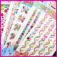 LID Gem Sticker Jewels for  Selfs Adhesive Rhinestones Jewel Stick on Gem Resin Heart Star Butterfly
