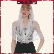 STA Lace for Head Scarf For Church Mantilla Lace Scarf Chapel Veil Catholic Mass Spanish Mantillas F