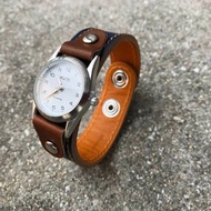 STITCH 珍惜老式男女通用 SRW-NCB-CS 的傳統彩色針跡跑步手錶