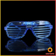 แว่นตาเรืองแสง ""มีหลอดไฟ LED"" แว่นตาเรืองแสง คริสต์มาส Luminous glasses Cozy