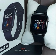 jam tangan wanita Smartwatch Digitec Runner Original - Hitam