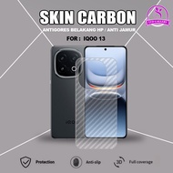 IQoo Z7 iQoo Z8X iQoo Z9 iQoo Z9X Iqoo 13 Skin Carbon Transparent Garskin Anti-Scratch Back iQoo Z7 