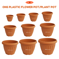 ONS Plastic Flower Pot / Plant Pot [Full Sizes]