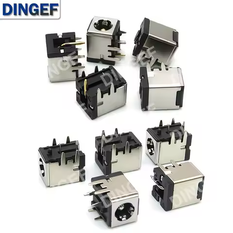 5PCS DC007B power socket high current DC female socket 5.5*2.1M DC007 for monitor notebook DC socket