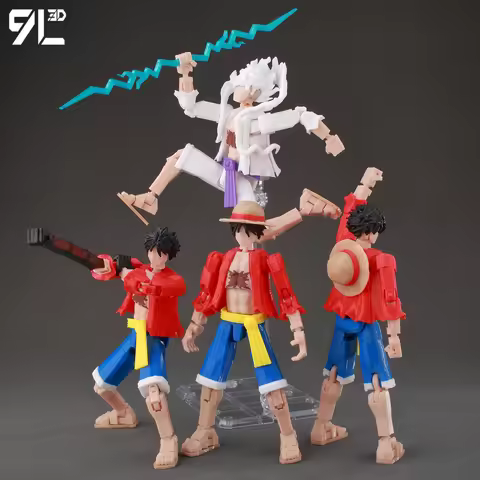 9L3D Dummy 13 Lucky 13 Titan 13 Monkey D. Luffy One Piece Standard Rubber Human Form Straw Hat Capta