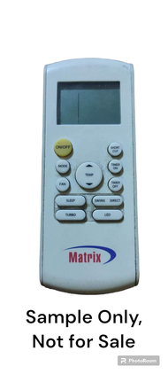 Matrix Remote for Aircon Replacement Remote for Matrix Aircon