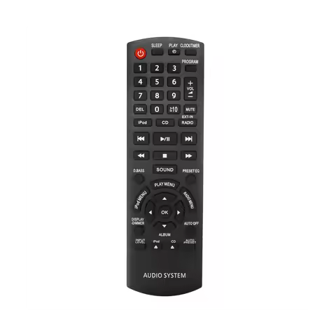 N2QAYB000641 Remote Control Replaced for Panasonic Compact Stereo System SC-HC35 SCHC35 SC-HC35DB SC