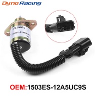 12V Stop Solenoid Valve1503ES-12A5UC9S 12V for Kubota V1505 R90 R-25-15230-01 251523001