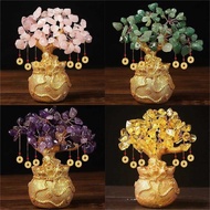 Citrine Lucky Tree Money Bag Tree Fortune Tree Money Tree Crystal Tree Crystal Ornaments Crystal Tre
