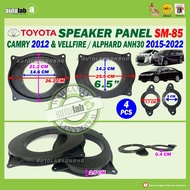 Toyota Camry 2012 / Alpahrd Vellfire anh20 agh30 anh30 2012-2022 Car Door Speaker Panel Cover Trim Car (2pcs)