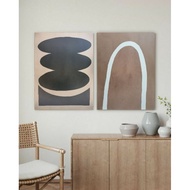 <<with frame>>70x100cm XL Wall Art Abstract/Canvas Art/Minimalist/frame/airbnb/minimalist/scandinavi