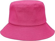 Hot Pink Bucket Hat Solid Hot Pink Hat with UV Protection for Outdoor Sports Packable Pink Summer Beach Hat for Women