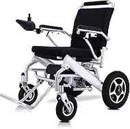 Fashionable Simplicity Electric Wheelchairs For Adults Deluxe Lightweight Folding Electric Wheelchair Motorized Fold Foldable Power Wheel Chair Suitable For Elderly And Disabled
