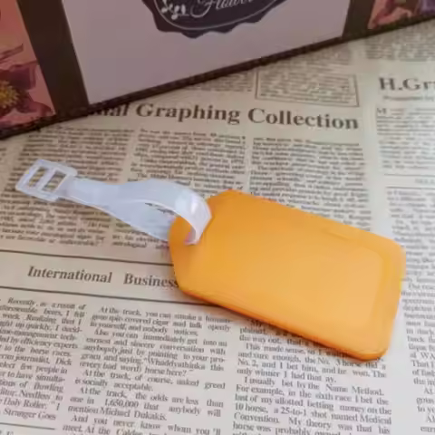 Colorful Luggage Tag Hanging Rope Multifunction Reusable Luggage Information Tag Loop Rope Single Ho