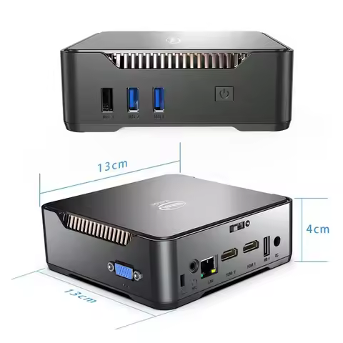 Newest mini pc GK3V 8GB+256GB J4125 wins10 Quad core mini gaming pc with 2.4G 5G dual wifi portable 