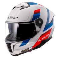 LS2 Helmets FF808 Stream II Vintage White Blue Red - หมวกกันน็อคเต็มใบ