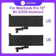 New Keyboard For Macbook Pro Retina 13" M1 A2338 Keyboard Replacement US UK 2020 Year