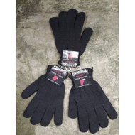 Plain black gloves - gloves - plain black handkerchief