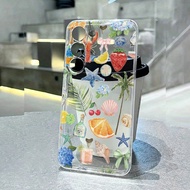 Fruit Painted Transparent Anti-Fall Mobile Phone Case Compatible With IPhone16/IPhone15 XR /7/8 IPho