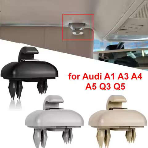 Interior Sun Visor Hook Clip Snap 8E0857562A 8U0857562 for Audi A1 A3 A4 A5 Q3 Q5 A7 S4 S5 Grey Blac