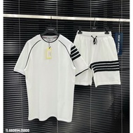 Men's summer set short sleeve BH74 made of crocodile cotton, youthful summer men's sports set