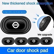 12/4pcs Car Door Anti-collision Silicone Pad Anti-shock Closing Door Stickers Soundproof Buffer Gasket Car Door Protector for Nissan NV200 Note GTR Qashqai Sylphy Kicks Serena e-power NV350 X-Trail Elgrand Navara Accessories