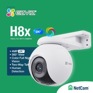 EZVIZ P&T H8X CS-H8X-R100-8H4WKFL 4MP WIRELESS OUTDOOR COLOR NIGHT VISION TWO-WAY TALK