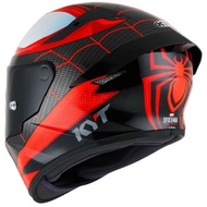 Golden Head Cap Can Swipe Card KYT TT-COURSE TTC Safety Helmet Marvel Co-Branded 2024 Spider-Man Mil