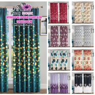 #20 120X220CM ❤❤ Langsir Semi Blackout Curtains Ready Stock In Malaysia/ Door Window Curtain/Langsir PINTU TINGKAP