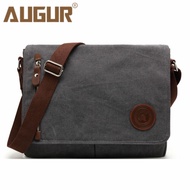 AUGUR canvas chest shoulder body sling tote travel coach crossbody bag for men school waterproof