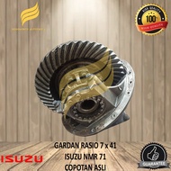 GARDAN RASIO 7 X 41 ISUZU NMR 71 COPOTAN ASLI BAGUS