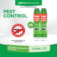 Baygon Cockroach Control (570ml) [Twinpack] x 6