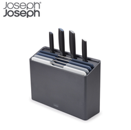 Joseph Joseph - Folio 系列分類砧板 - 8件裝 附日本鋼分類刀 - 灰藍色