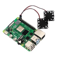 For 4 Fan 4B 3B+ 5V Dual Radiator Fan Silent Cooler Radiator Cooling Fan Noise 16DBA