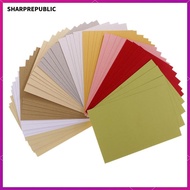 [Sharprepublic] 50 Sheets Pearlescent Cardstock Paper Crafts Specialty Paper Assorted Colors