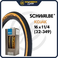 Schwalbe Kojak 16 x 1.25 (32-349) Tanwall Folding Tyre – Brompton Slick Lightweight RaceGuard