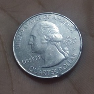 Uang koin Amerika Serikat 25 Cents Quarter Liberty Commemorative - US